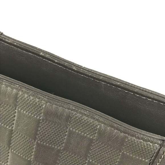 LOUIS VUITTON Authentic Brown Damier Leather Tote Bag - Picture 10 of 16